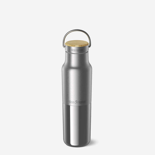 Klean Kanteen Brushed 12oz Rise Reflect Insulated Bottle with Bamboo Cap