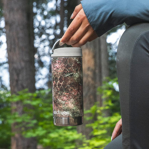 Klean Kanteen 12oz TKWide with Café Cap - Mossy Oak
