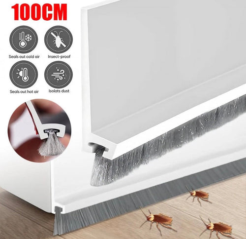 1Meters Window Brush Seal Strip Self Adhesive Weather Stripping Door Sweep