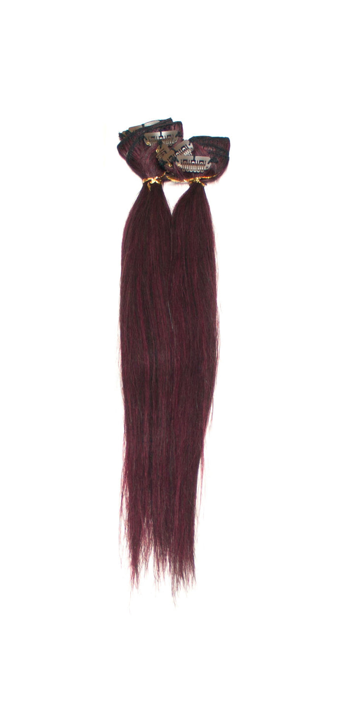 1st Lady Remy Human Hair Clip-On Silky Straight 14"  (7Pcs) - Elysee Star