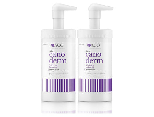2 x Canoderm Cream 5% 500g (17.64 oz) – Moisturizing Urea Cream for Very Dry Skin