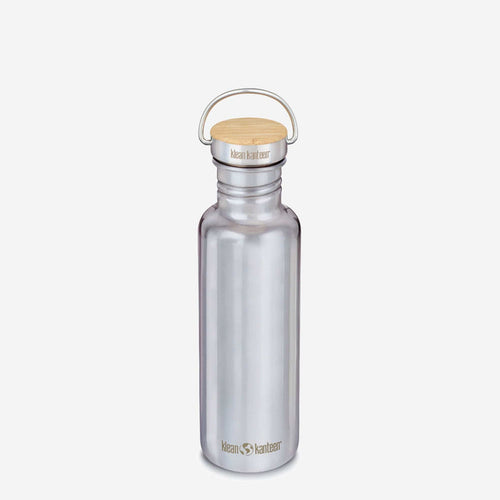 Klean Kanteen Mirrored 27oz Reflect Water Bottle with Bamboo Cap