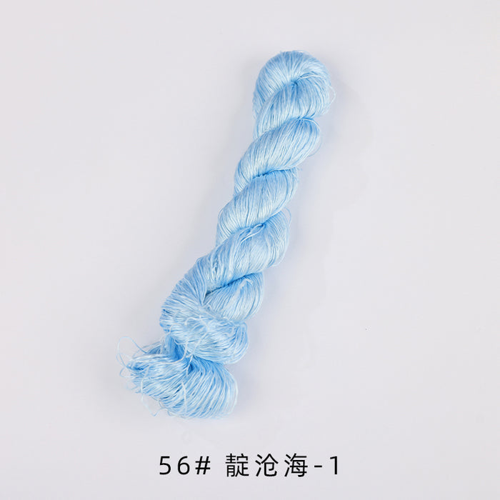 400m Suzhou Embroidery Untwisted Mulberry Silk Thread(Blue04) - Ronghua Threads