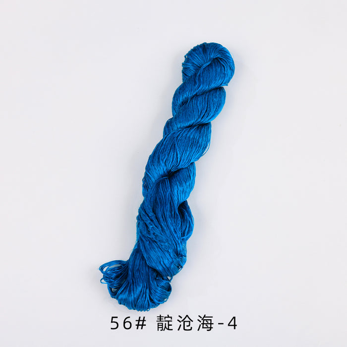 400m Suzhou Embroidery Untwisted Mulberry Silk Thread(Blue04) - Ronghua Threads