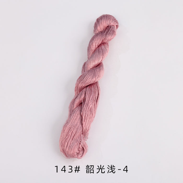400m Suzhou Embroidery Untwisted Mulberry Silk Thread(Grey and Blue) - Ronghua Threads