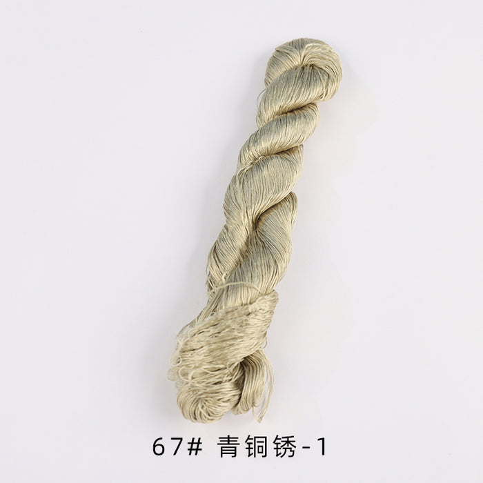 400m Suzhou Embroidery Untwisted Mulberry Silk Thread(Grey02) - Ronghua Threads