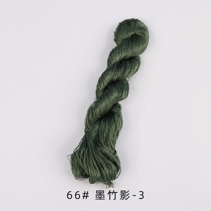 400m Suzhou Embroidery Untwisted Mulberry Silk Thread(Grey02) - Ronghua Threads
