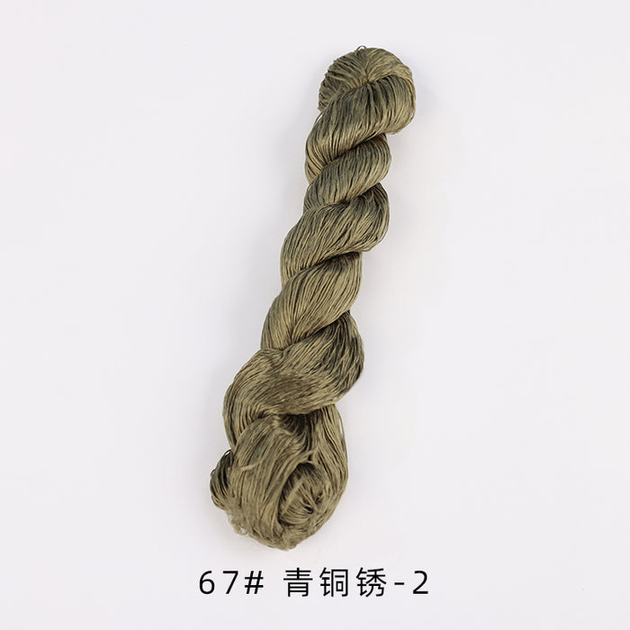400m Suzhou Embroidery Untwisted Mulberry Silk Thread(Grey02) - Ronghua Threads