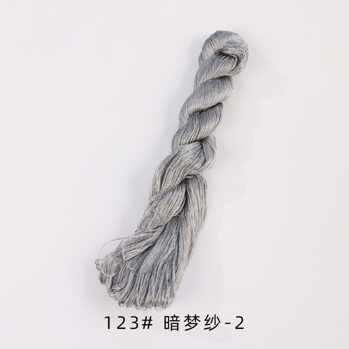 400m Suzhou Embroidery Untwisted Mulberry Silk Thread(Grey03) - Ronghua Threads