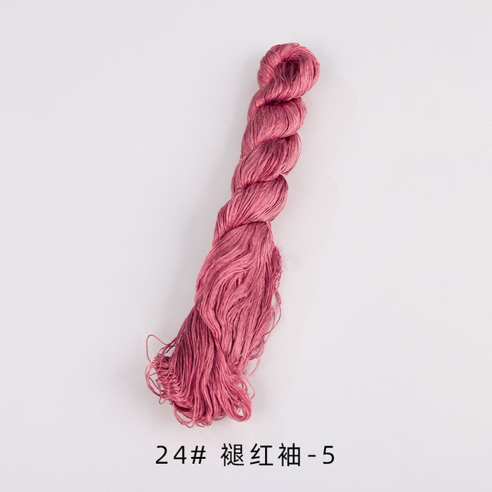 400m Suzhou Embroidery Untwisted Mulberry Silk Thread(Pink01) - Ronghua Threads