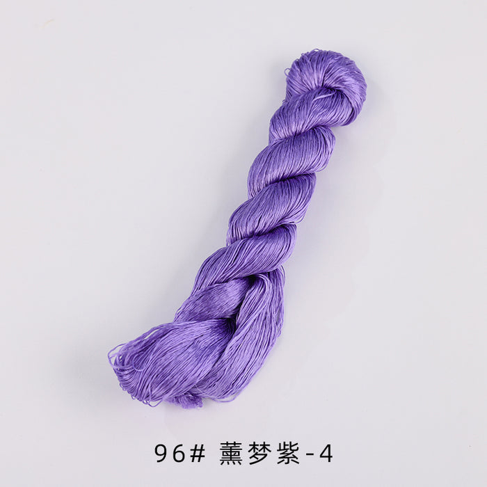 400m Suzhou Embroidery Untwisted Mulberry Silk Thread(Purple01) - Ronghua Threads