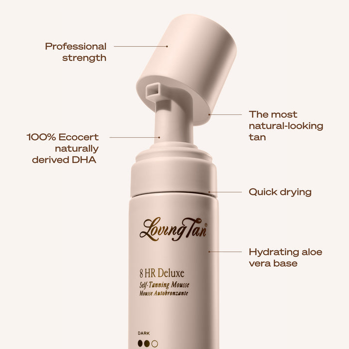 8 HR Deluxe Self-Tanning Mousse Dark