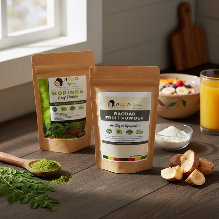 African Superfood Duo - Baobab & Moringa Bundle
