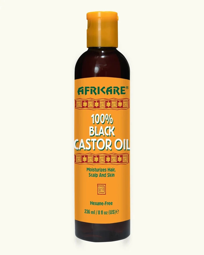 AFRICARE black Castor Oil 8 oz