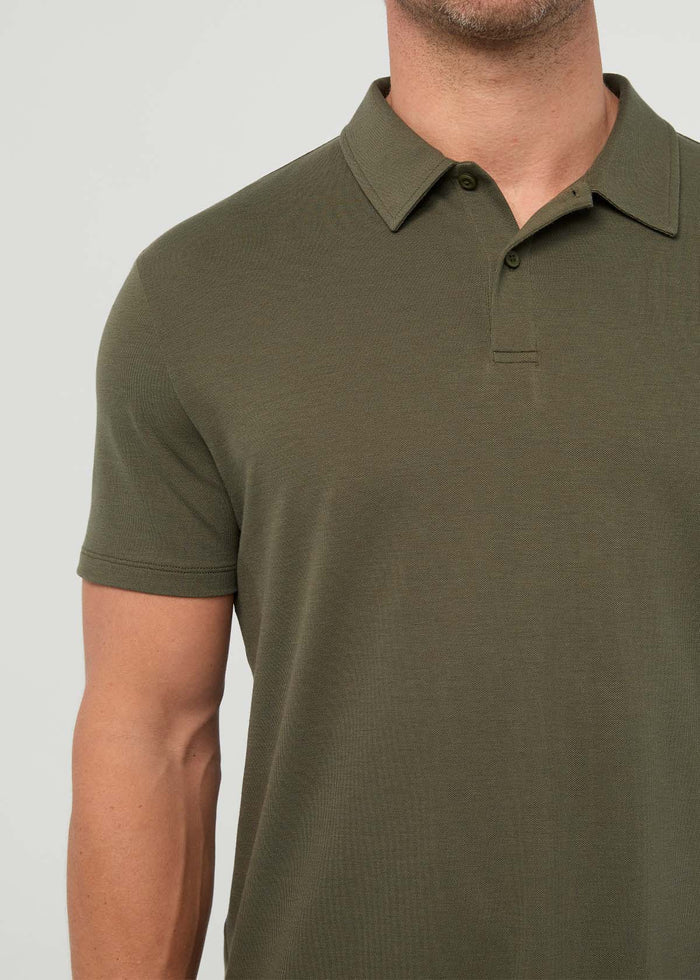 Men's Breathable Kelp T-Shirt front detail