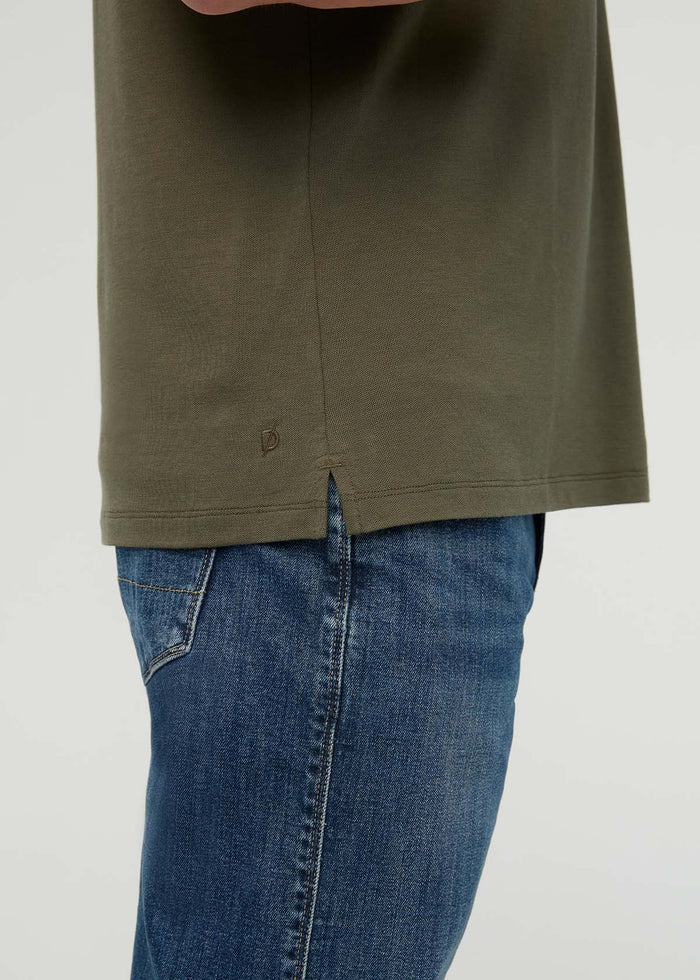 Men's Breathable Kelp T-Shirt side detail