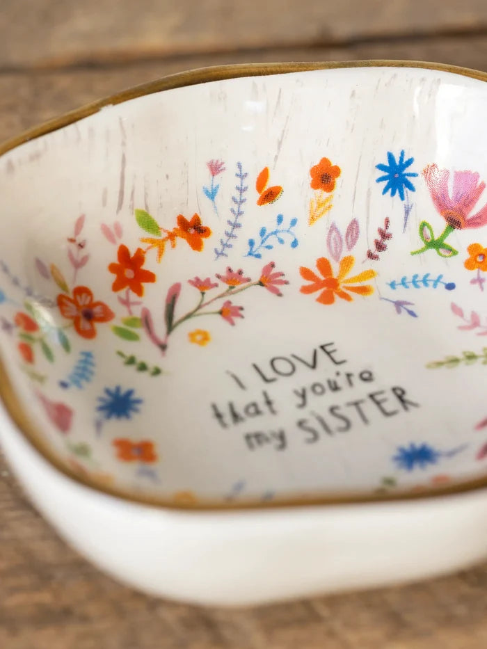 Antiqued Trinket Bowl - Daughter-view 4