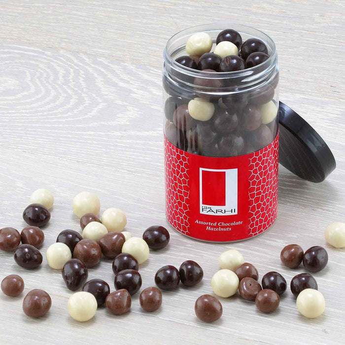Assorted Chocolate Coated Hazelnuts, Palm Oil Free, 285g