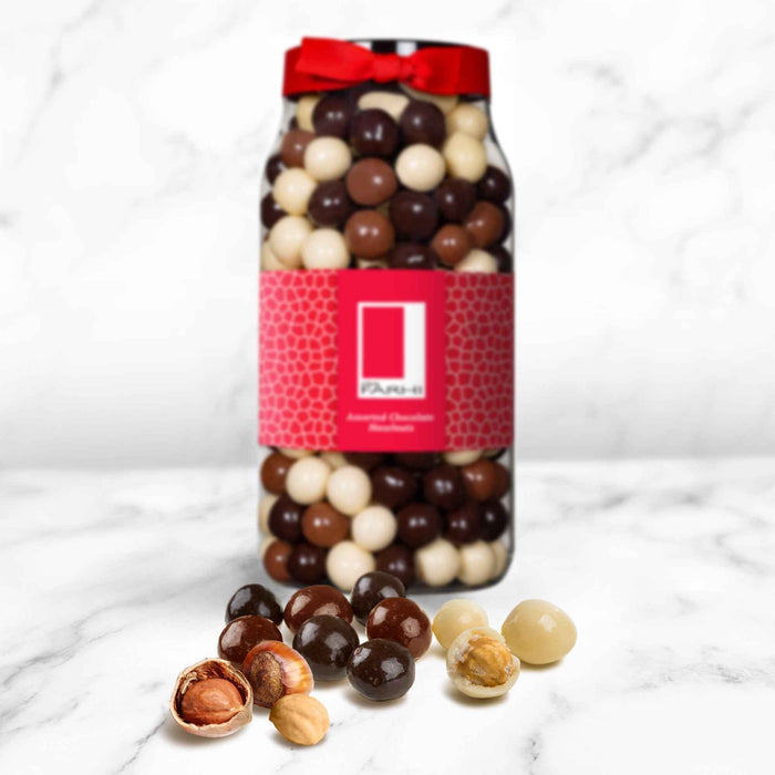 Assorted Chocolate Coated Hazelnuts, Palm Oil Free, 700g
