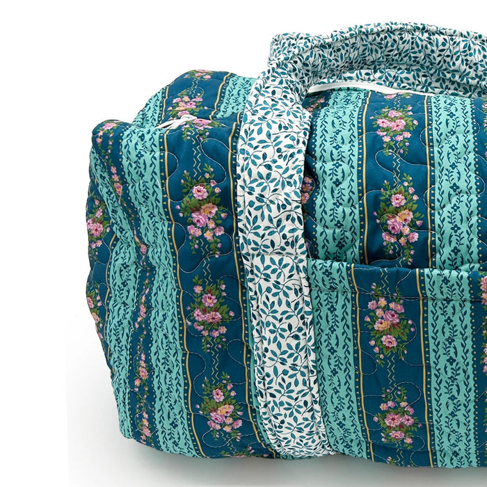 Bella Stripe Quilted Duffel Bag #QDB180PK