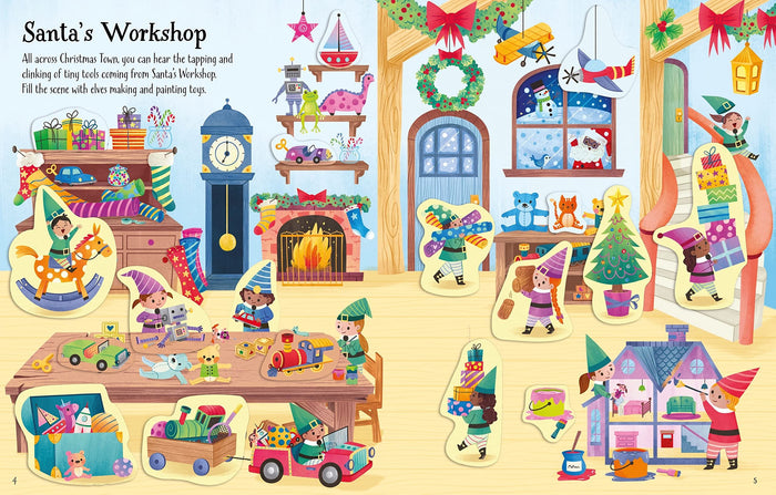 Book - First Sticker Book - Christmas - Spread 1