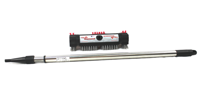 Brush, Red/Gray Diamond Tile Grout W/Handle 10", Part CD1202