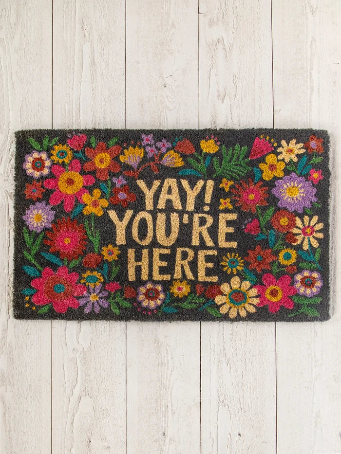 Bungalow Doormat - Yay You're Here-view 2