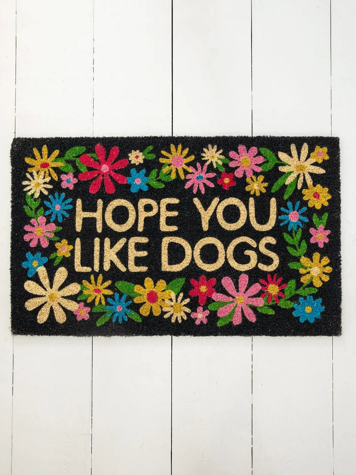 Bungalow Doormat - Like Dogs Black-view 2