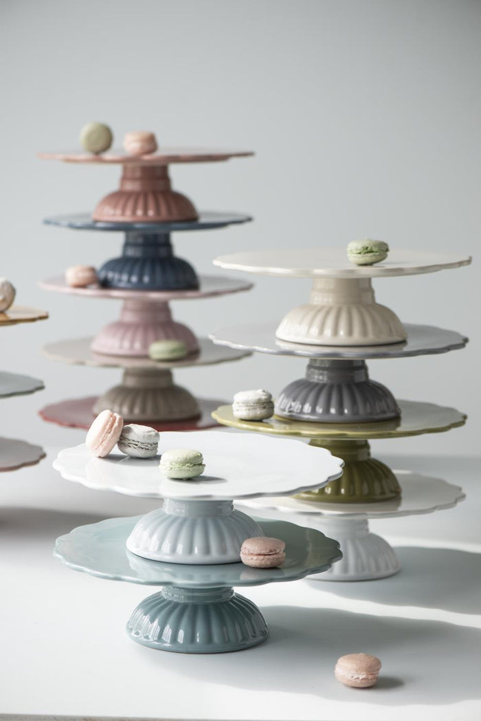 Cake Stand, Light Blue