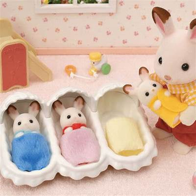 Calico Critters Triplets Care Set