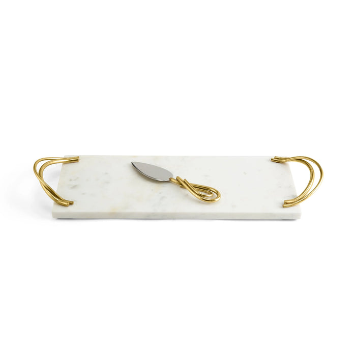 Michael Aram Calla Lily Small Cheese Board w/ Spreader