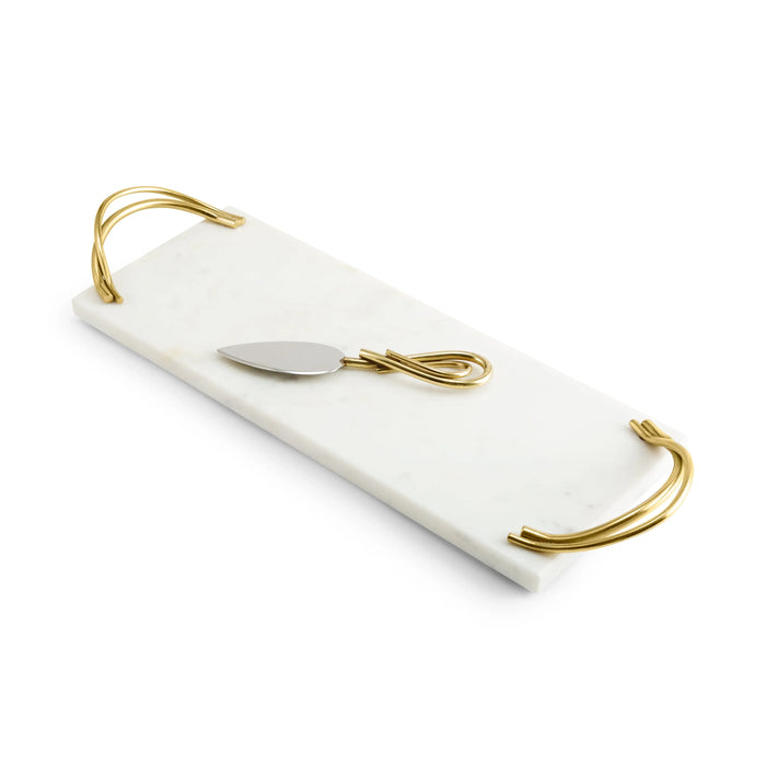 Michael Aram Calla Lily Small Cheese Board w/ Spreader