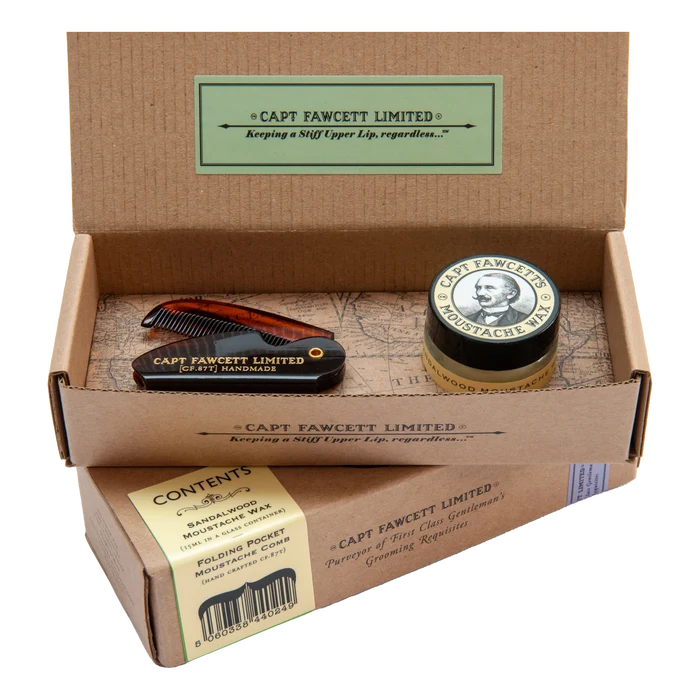 Captain Fawcett's gavesett - Bartevoks / mustasjevoks - Sandeltre