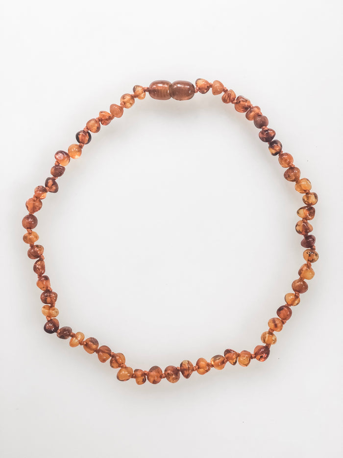 Children's Natural Amber Necklace [Cognac]