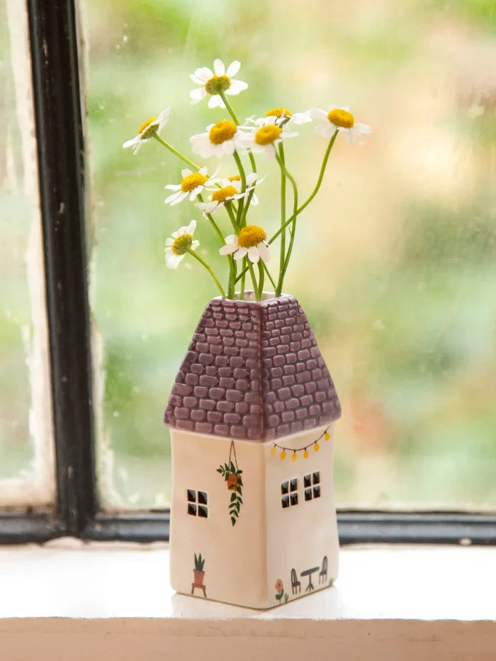 Cottage Bud Vase - Coffee-view 4