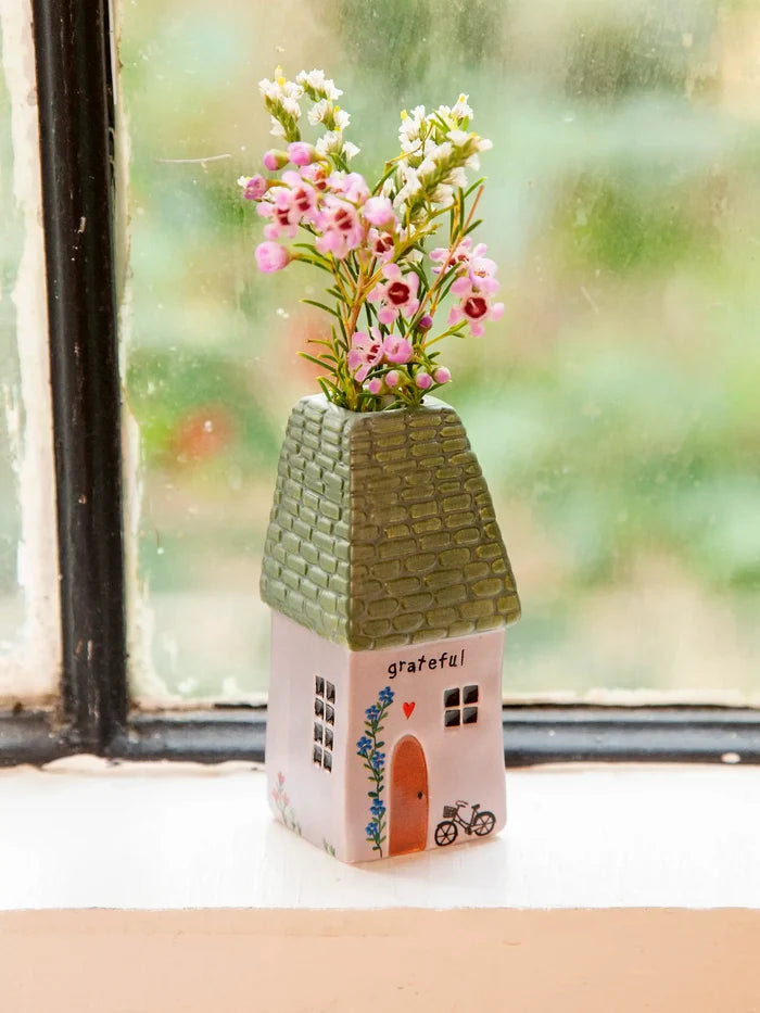 Cottage Bud Vase - Grateful-view 1
