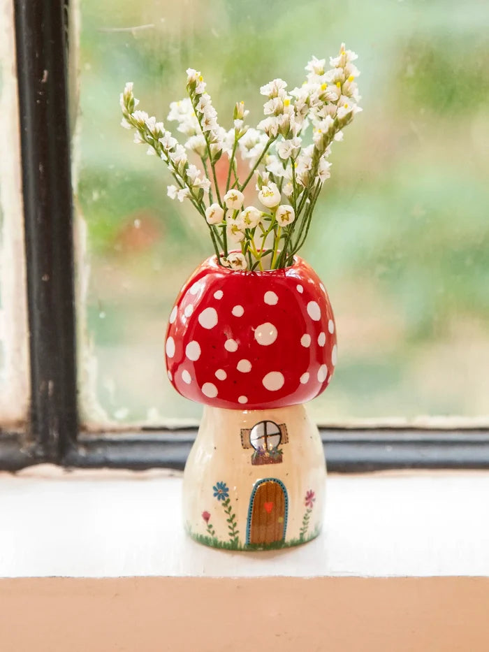 Cutest Little Bud Vase - Mushroom-view 1