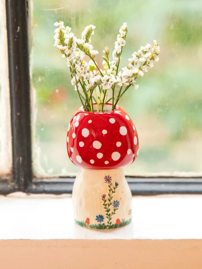 Cutest Little Bud Vase - Mushroom-view 2