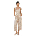 Driftwood Dreams Straight Neck Cropped Jumpsuit