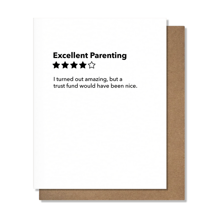 Excellent Parenting - Parent Card