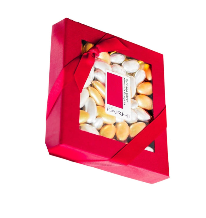 Gold and Silver Sugared Almonds Dragees, 240g