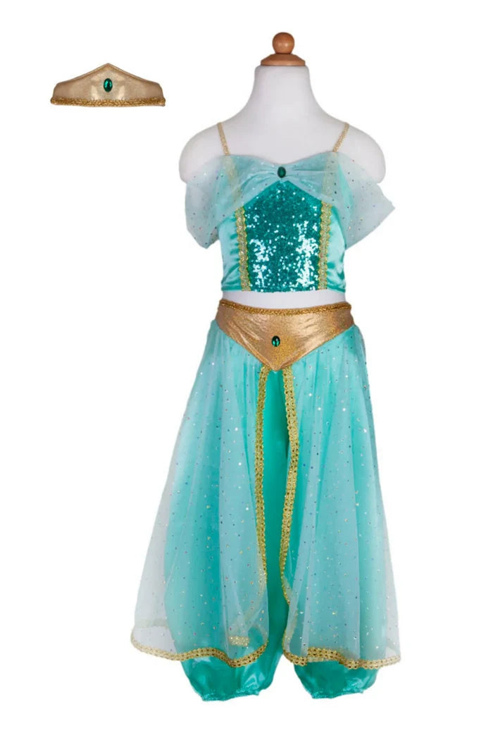 Great Pretenders Jasmine Teal/Gold 3-4