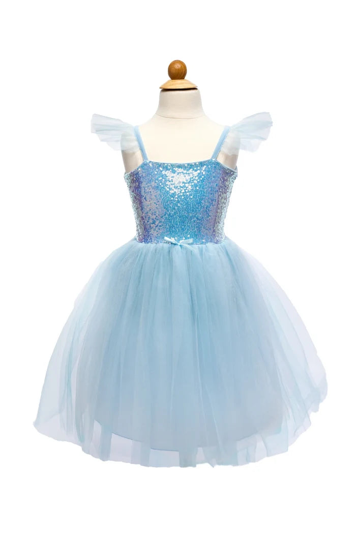 Great Pretenders Sequins Princess Dress Blue 5-6