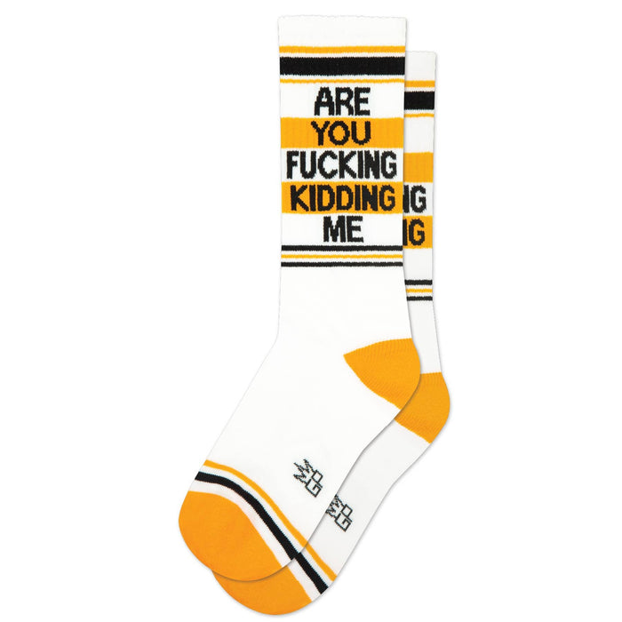 Gumball Poodle - Are You F#cking Kidding Me Gym Crew Socks