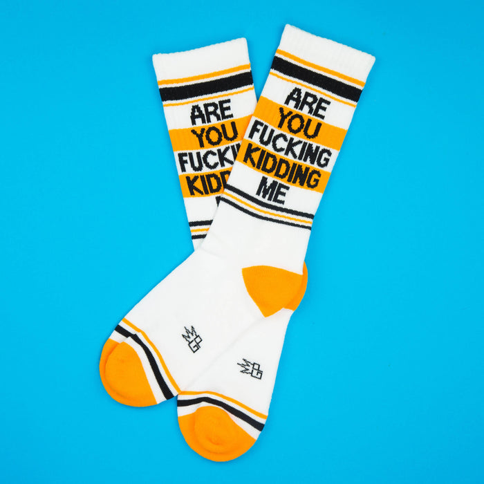 Gumball Poodle - Are You F#cking Kidding Me Gym Crew Socks