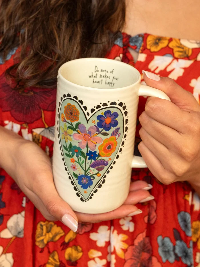 Latte Mug - Heart Happy-view 1