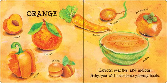 Mama Feeds Me All the Colors Board Book