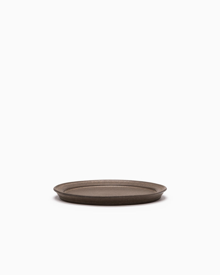 Narrow Rim Plate Small - Copper Brown