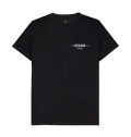 Black Recycled Printed T-Shirt Front
