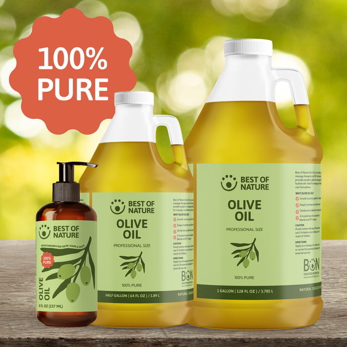 Olive Massage & Body Oil - 100% Pure